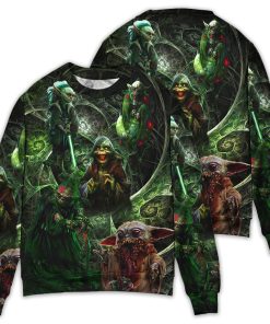 Halloween Starwars Yoda Creepy Sweater