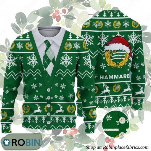 Hammarby Fotboll Allsvenskan Ugly Christmas Sweater