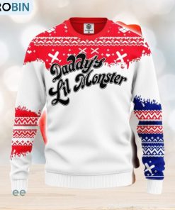 harley-quinn-daddy's-lil-monster-ugly-christmas-sweater-amazing-gift-men-and-women-christmas-gift-1