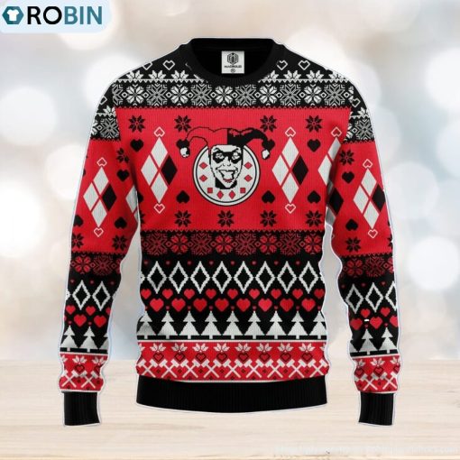 Harley Quinn Ugly Christmas Sweater Amazing Gift Men And Women Christmas Gift