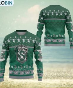 harry-potter-slytherin-green-3d-ugly-christmas-sweater-presents-christmas-for-men-and-women-1