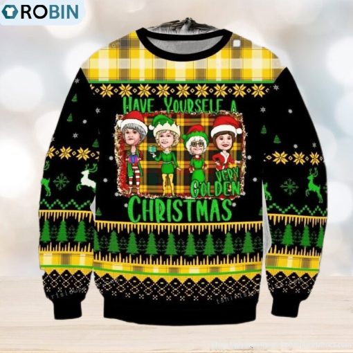 Have Yourself A Very Golden Xmas Ugly Sweater Party