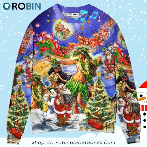 Hawaii The Aloha Merry Christmas Ugly Christmas Sweater