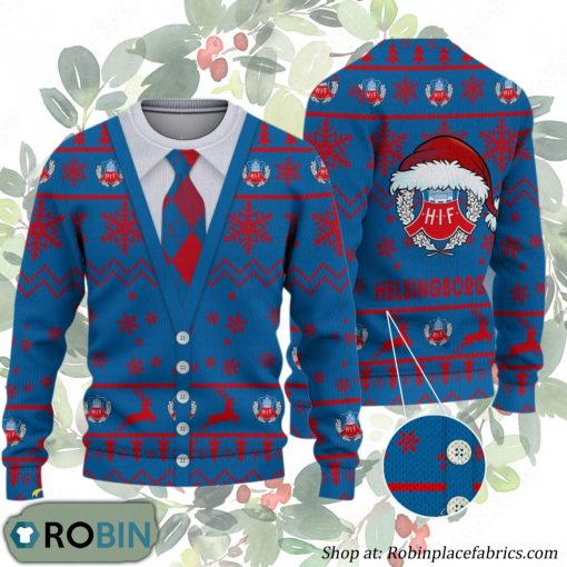 Helsingborgs IF Allsvenskan Ugly Christmas Sweater