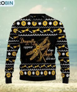 Hilarious Hippie Dragonfly Sunflower Ugly Christmas Sweater Hilarious Hippie Dragonfly Sunflower Ugly Christmas Sweater