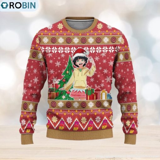 Himawari Uzumaki Anime Ugly Christmas Sweater Custom Boruto Xmas Gift
