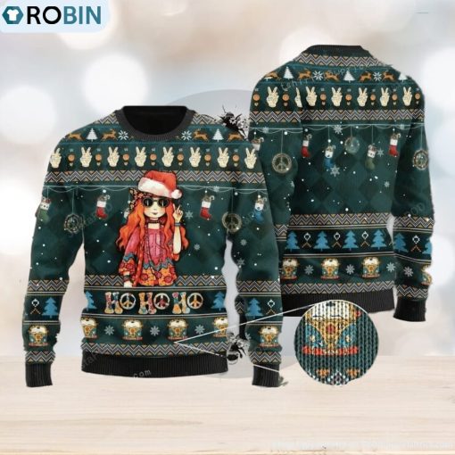 Hippie Lovers Ugly Sweater