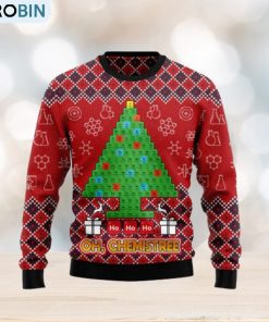 Ho Ho Ho Oh Chemistree Ugly Christmas Sweater