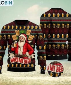 ho-ho-hold-my-beer-christmas-gift-ugly-christmas-sweater-xmas-holiday-1