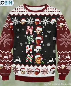 Ho Ho Horror Ugly Christmas Sweater