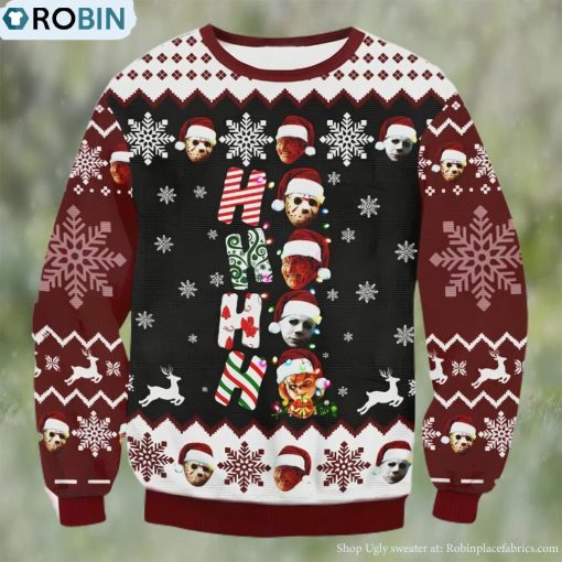 Ho Ho Horror Ugly Christmas Sweater