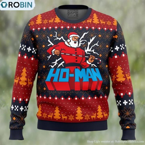 Ho Man Santa Claus Ugly Christmas Sweater