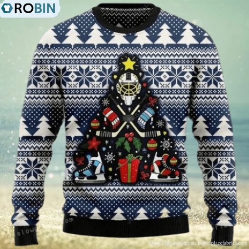 Hockey Christmas Ugly Sweater Party