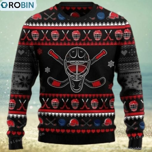 Hockey Puck Christmas Christmas Ugly Sweater Party