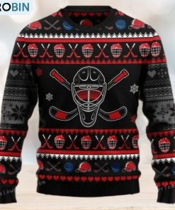 Hockey Puck Christmas Christmas Ugly Sweater Party