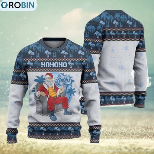 Hohoho Merry Ugly Christmas Sweater Knitted Gift For Men And Women
