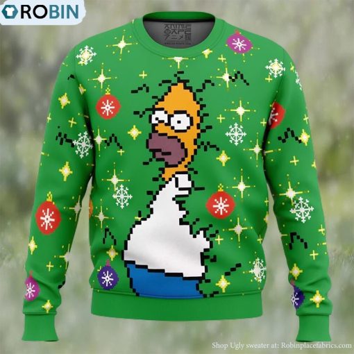 Homer Bush Meme The Simpsons Ugly Christmas Sweater