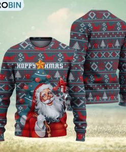 hoppy-xmas-santa-claus-ugly-christmas-sweater-knitted-gift-for-men-and-women-1