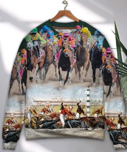 Horse Racing Great Horse Best Seat Ugly Christmas Sweater