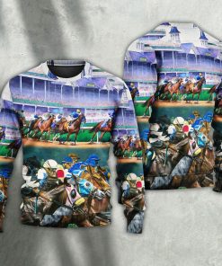 Horse Racing Lover We Love Amazing Christmas Ugly Sweater, Sweatshirt