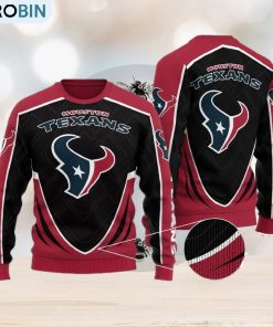 Houston Texans Men’s and Women’s All Over Print Sweater Snow Gift For Men And Women