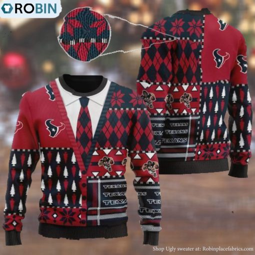 Houston Texans NFL American Football Team Cardigan Style 3D Men And Women Ugly Sweater Days3