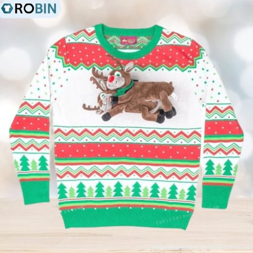Humping Reindeer Ugly Sweater For Woman