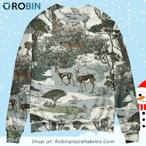 Hunting Cool Wild Life Wild Style Ugly Christmas Sweater