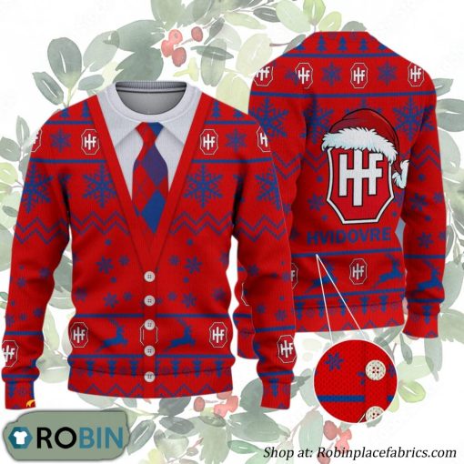 Hvidovre IF Superliga Ugly Christmas Sweater