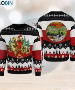 I Hate People Bear Beer Ugly Sweater For Christmas