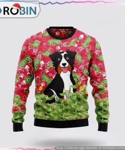 I Work Hard So That My Dog Can Have A Better Life Ugly Christmas Sweater Dog Lover Christmas Sweater
