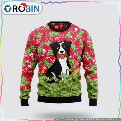 I Work Hard So That My Dog Can Have A Better Life Ugly Christmas Sweater Dog Lover Christmas Sweater