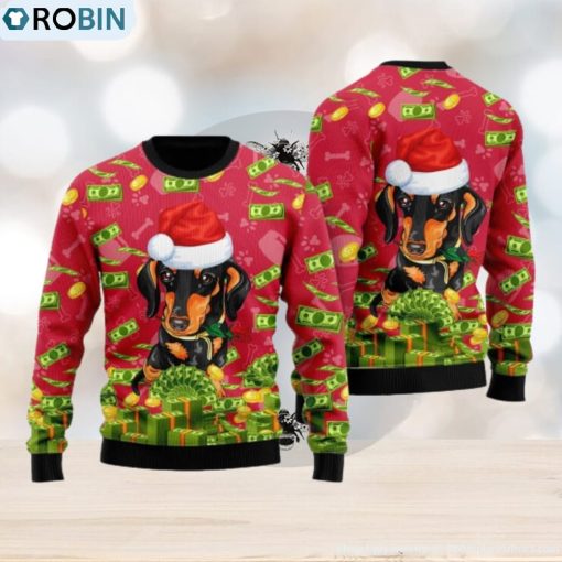 I Work Hard So That My Dog Can Have A Better Life Ugly Christmas Sweater For Men And Women