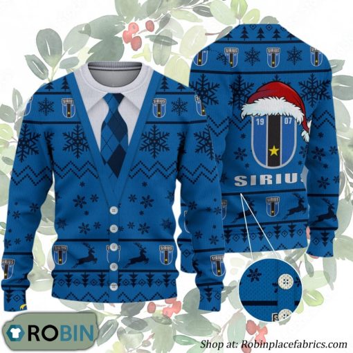 IK Sirius Fotboll Allsvenskan Ugly Christmas Sweater