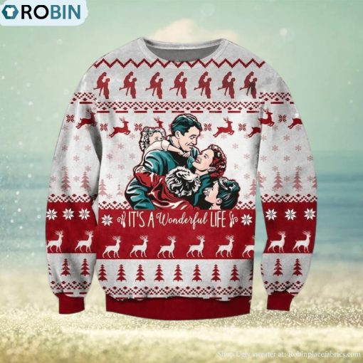 It’s A Wonderful Life 3D Ugly Christmas Sweater For Men And Women
