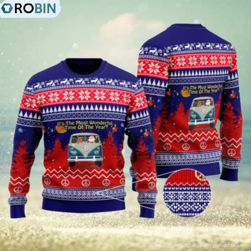 It’S The Most Wonderful Time Of The Year Santa Claus Ugly Christmas Sweater Men And Women Christmas Gift