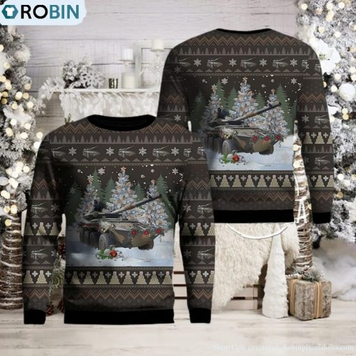 Italian Army Tank destroyer Centauro Centauro II Ugly Christmas Sweater