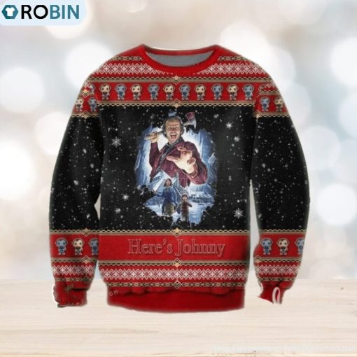 Jack Torrance Danny Torrance Wendy Torrance The Shining Poster Ugly Christmas Sweater