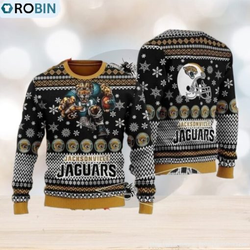 Jacksonville Jaguar Football Unisex Christmas Ugly Sweater