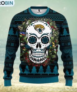 jacksonville-jaguars-skull-flower-ugly-christmas-ugly-sweater-1