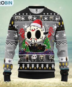 Jason Voorhees Chibi Amazing Gift Ugly Christmas 3D Sweater