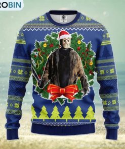 Jason Woorhees Amazing Gift Ugly Christmas 3D Sweater