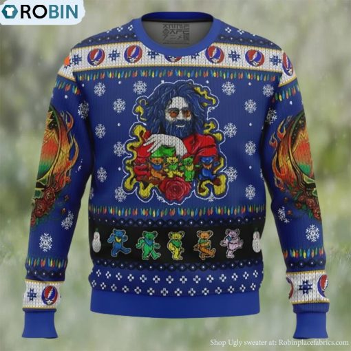 Jerry Garcia Grateful Dead Ugly Christmas Sweater