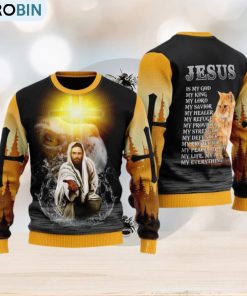 jesus-and-cat-my-everything-ugly-christmas-sweater-gift-for-men-and-women-1