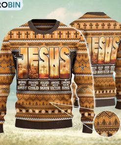 jesus-born-christmas-gift-ugly-christmas-sweater-1