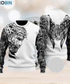 jesus-christ-sun-of-the-god-ugly-christmas-sweater-2