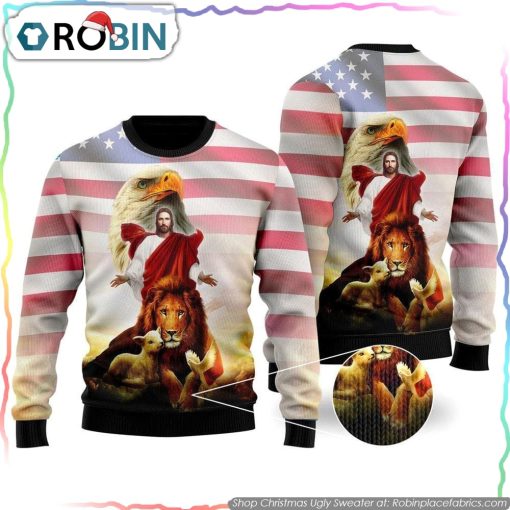 Jesus Christmas Ugly Sweater Gifts For Christians