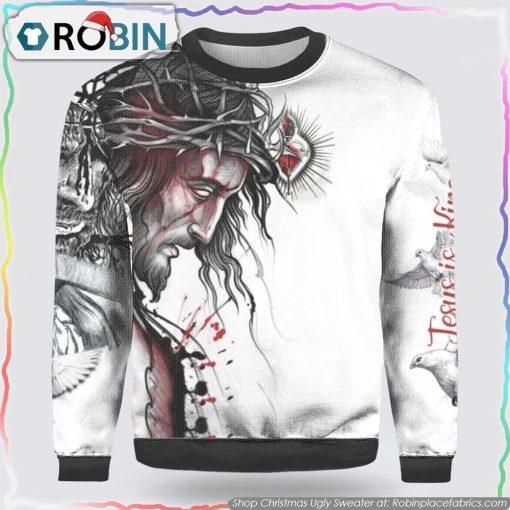Jesus Is King Ugly Christmas Sweater
