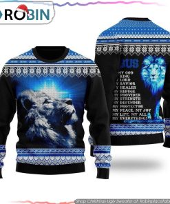 Jesus Is My Everything Ugly Christmas Sweater Gifts For Christians