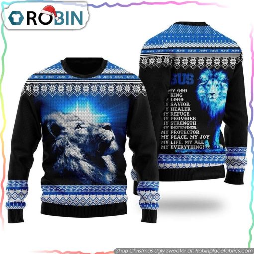 Jesus Is My Everything Ugly Christmas Sweater Gifts For Christians
